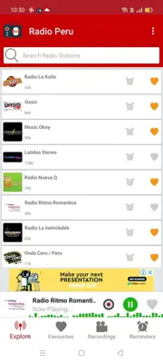 Radio Peru by Nodem Technologies android App screenshot 0